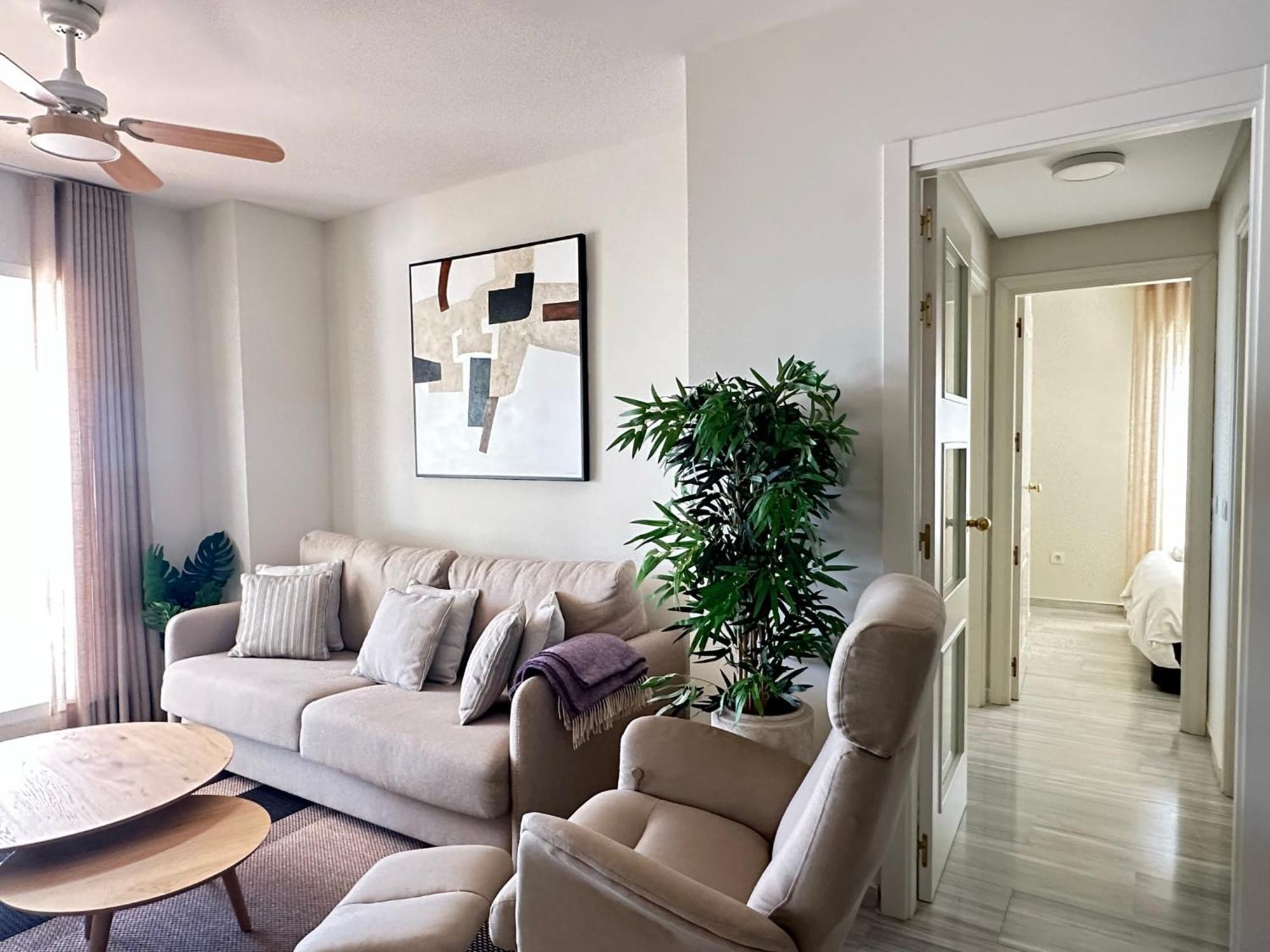 Апартаменты 2 Bed Penthouse With Sea View Торремолинос Экстерьер фото